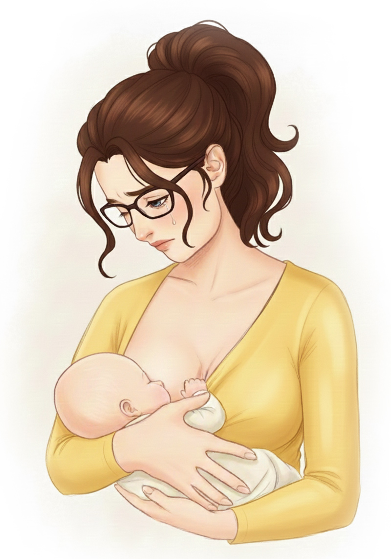 Kvinna som ser ledsen ut